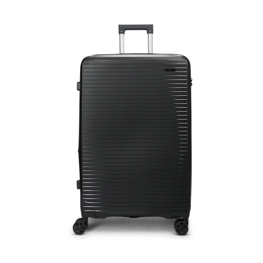 Nomad Venture 56cm & 75cm Hardside Luggage Set Black Black