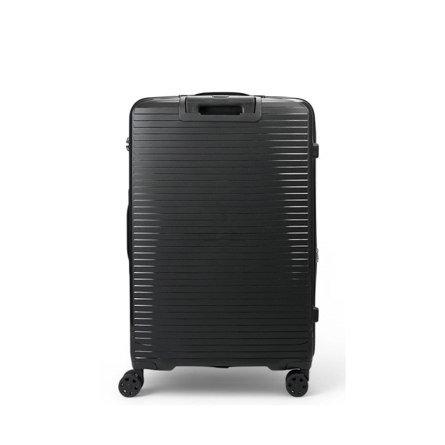 Nomad Venture 56cm & 75cm Hardside Luggage Set Black Black