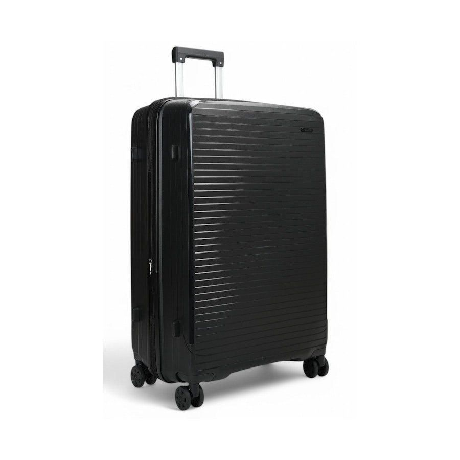 Nomad Venture 56cm & 75cm Hardside Luggage Set Black Black
