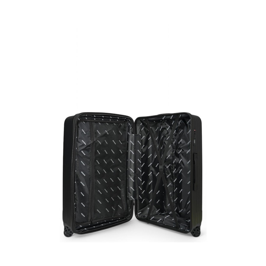 Nomad Venture 56cm & 75cm Hardside Luggage Set Black Black