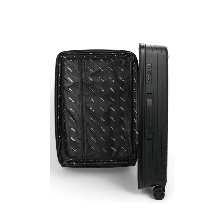 Nomad Venture 56cm & 75cm Hardside Luggage Set Black Black