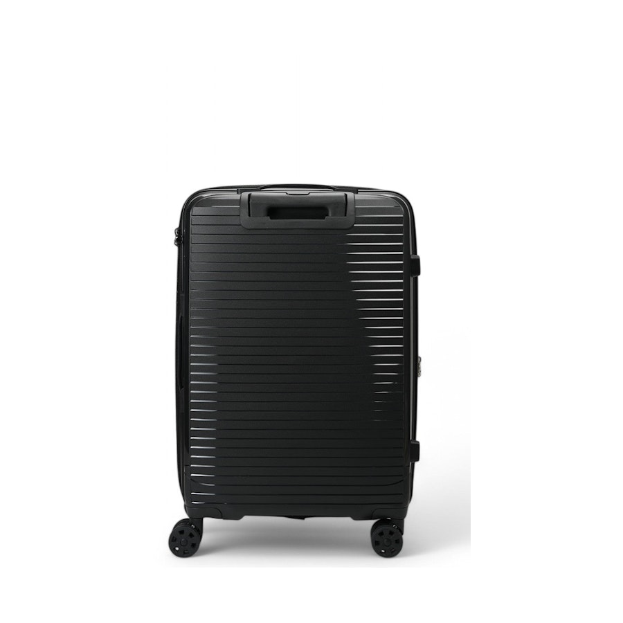 Nomad Venture 65cm Hardside Checked Suitcase Black Black