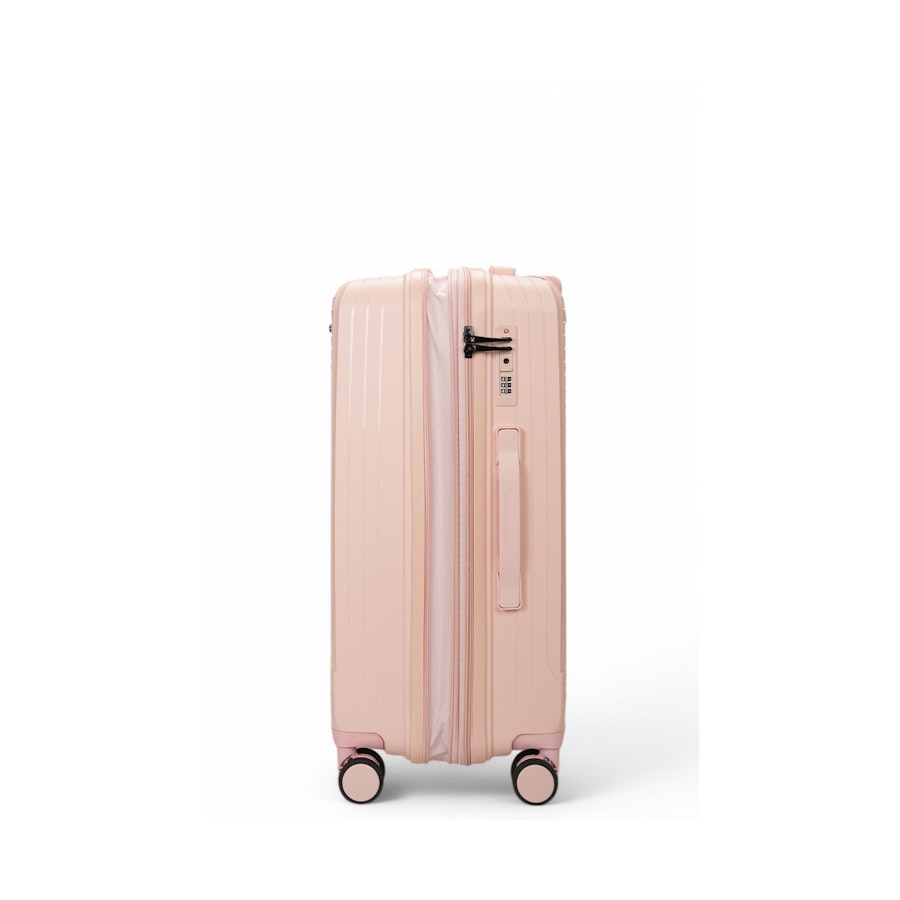 Nomad Venture 65cm Hardside Checked Suitcase Pink Pink