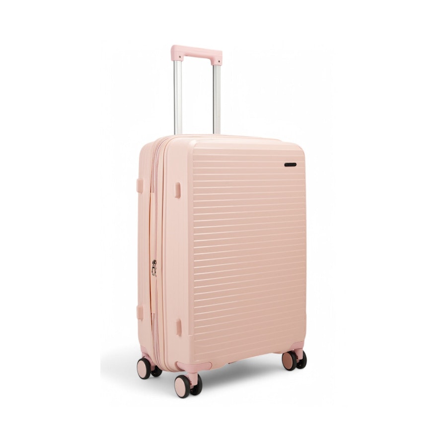 Nomad Venture 65cm Hardside Checked Suitcase Pink Pink