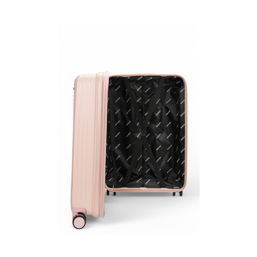 Nomad Venture 65cm Hardside Checked Suitcase Pink Pink