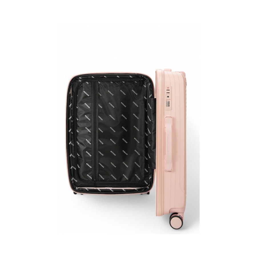 Nomad Venture 65cm Hardside Checked Suitcase Pink Pink