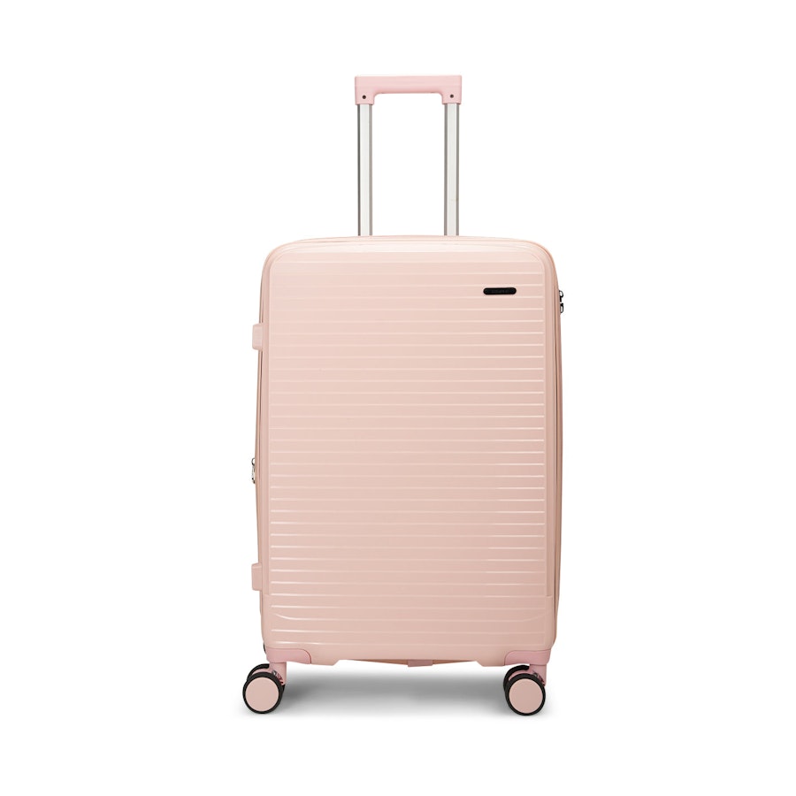 Nomad Venture 65cm Hardside Checked Suitcase Pink Pink