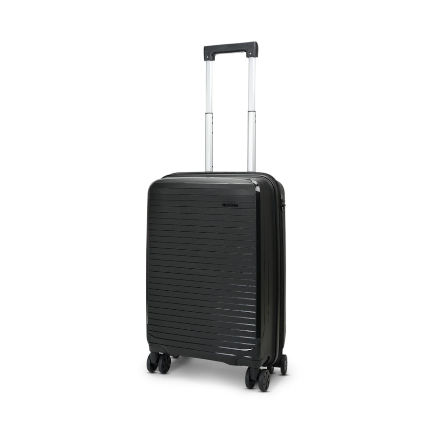 Nomad Venture 56cm Hardside Carry-On Suitcase Black Black