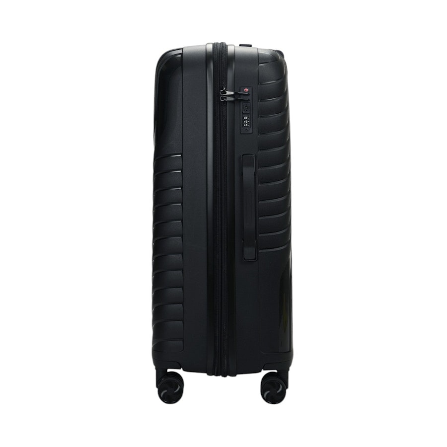 Nomad Journey 75cm Hardside Checked Suitcase Black Black