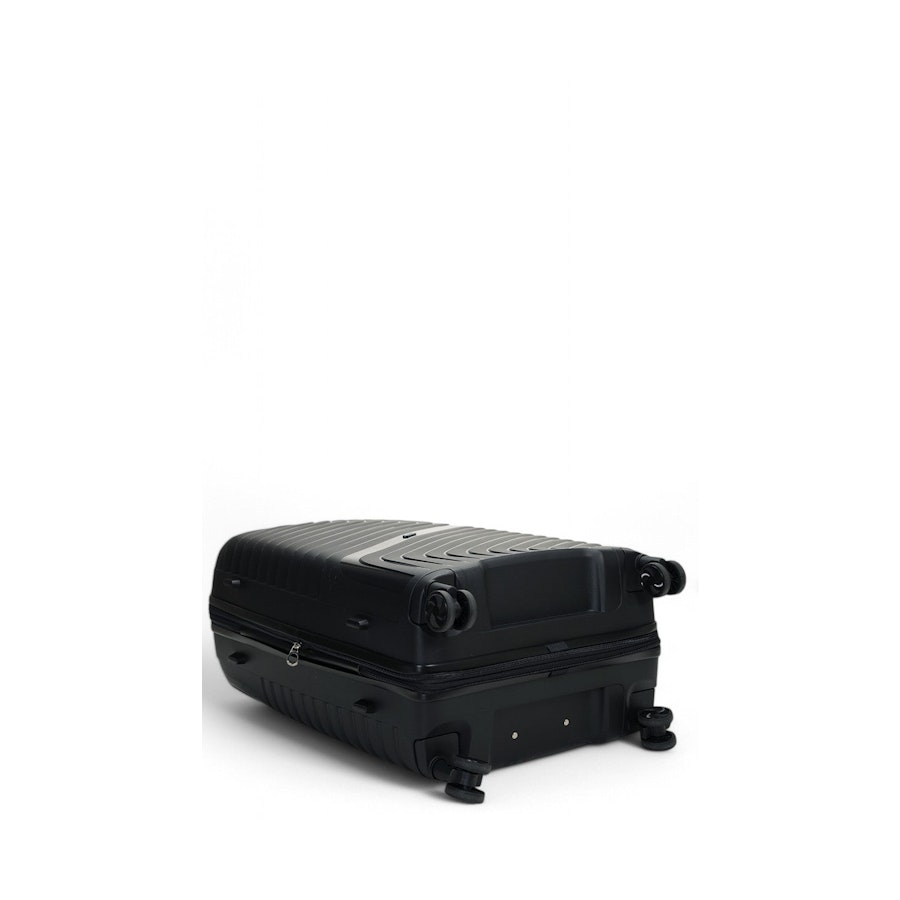 Nomad Journey 75cm Hardside Checked Suitcase Black Black