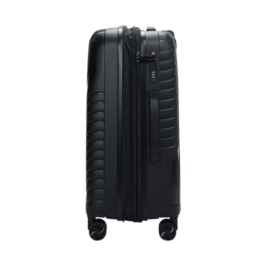 Nomad Journey 66cm Hardside Checked Suitcase Black Black
