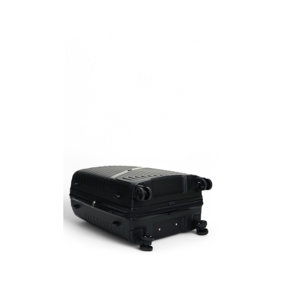 Nomad Journey 66cm Hardside Checked Suitcase Black Black