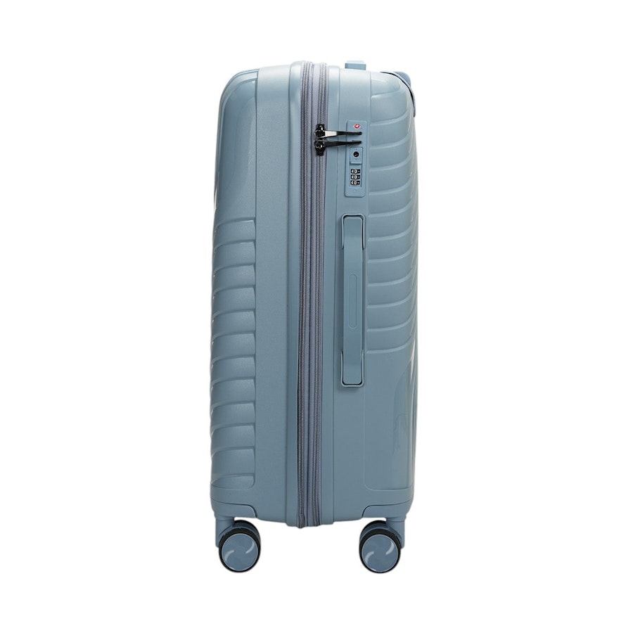 Nomad Journey 66cm Hardside Checked Suitcase Steel Blue Steel Blue