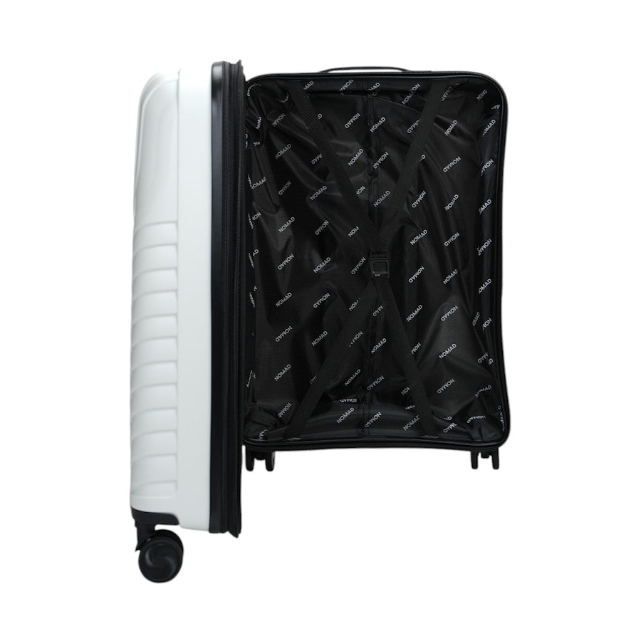 Nomad Journey 56cm & 66cm Hardside Luggage Set White White