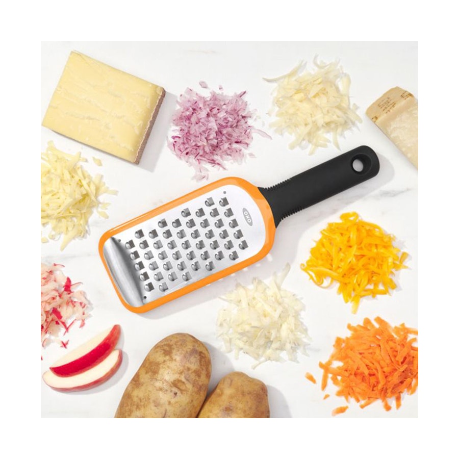  OXO Good Grips Etched Coarse Grater, Orange : Home & Kitchen