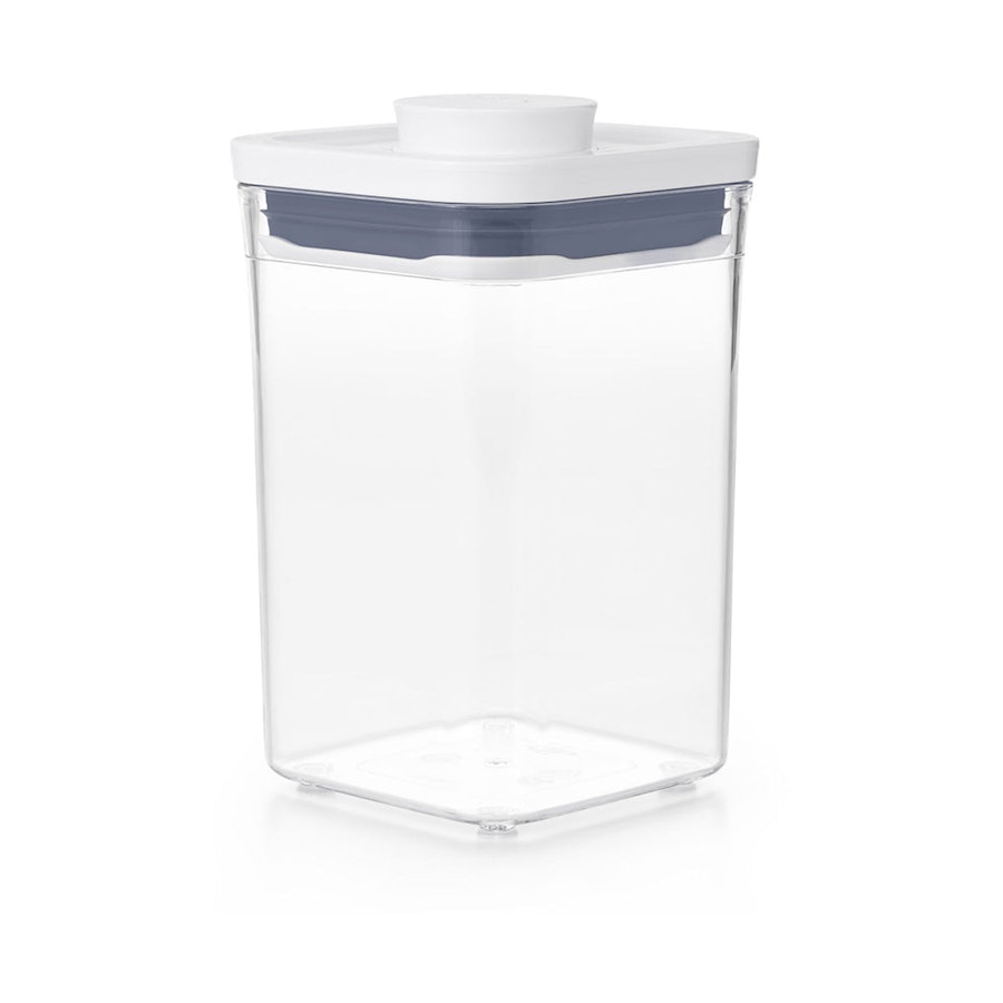 OXO Good Grips POP 1.0L Small Square Short Container Clear Clear