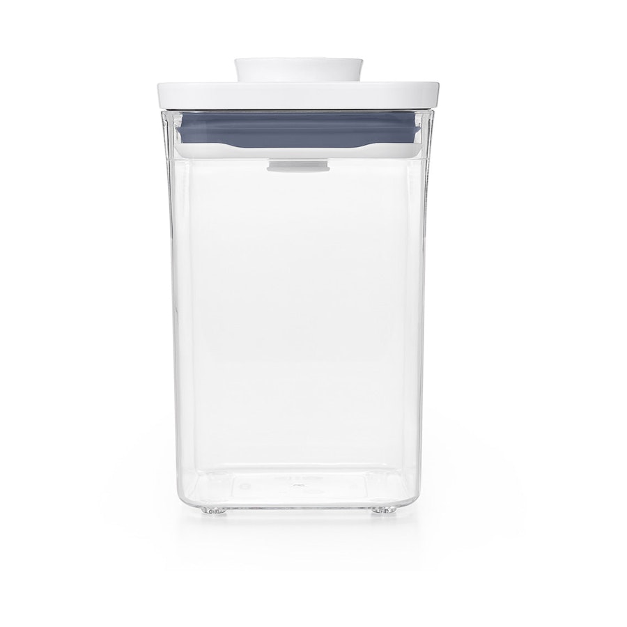 OXO Good Grips POP 1.0L Small Square Short Container Clear Clear