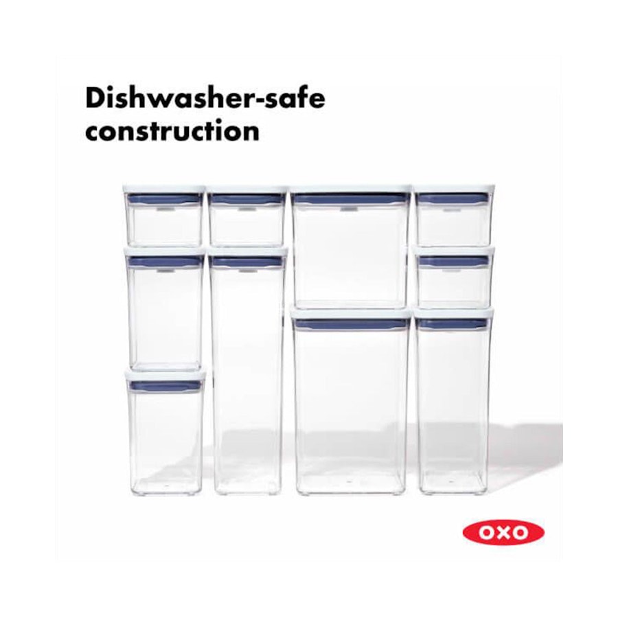 OXO Good Grips POP 0.5L Mini Square Short Container Clear Clear