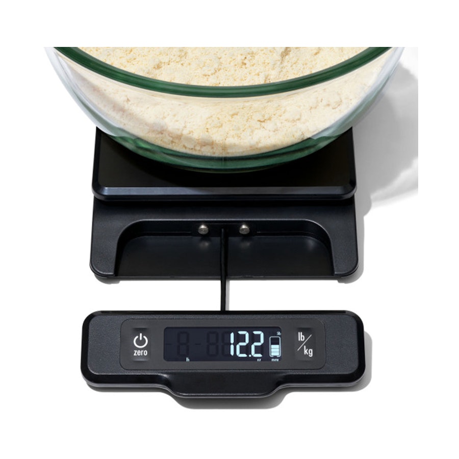 OXO Good Grips Food Scale with Pull-Out Display Black Black