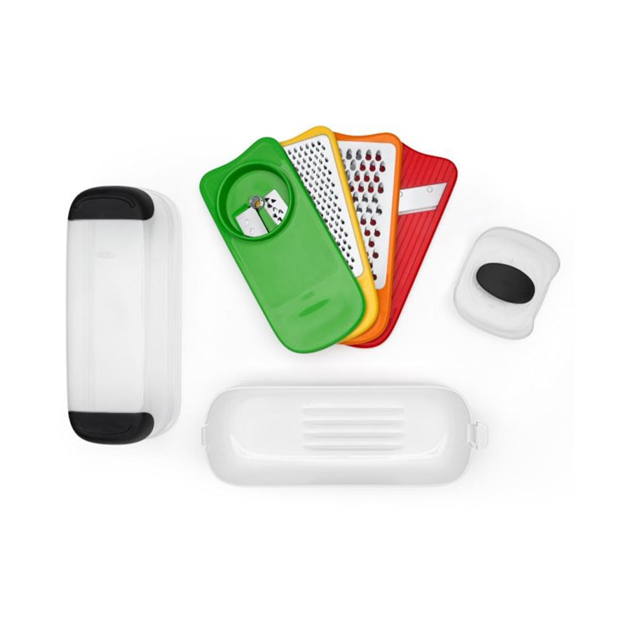 OXO Good Grips Spiralise, Grate & Slice Set Multi Coloured Multi Coloured