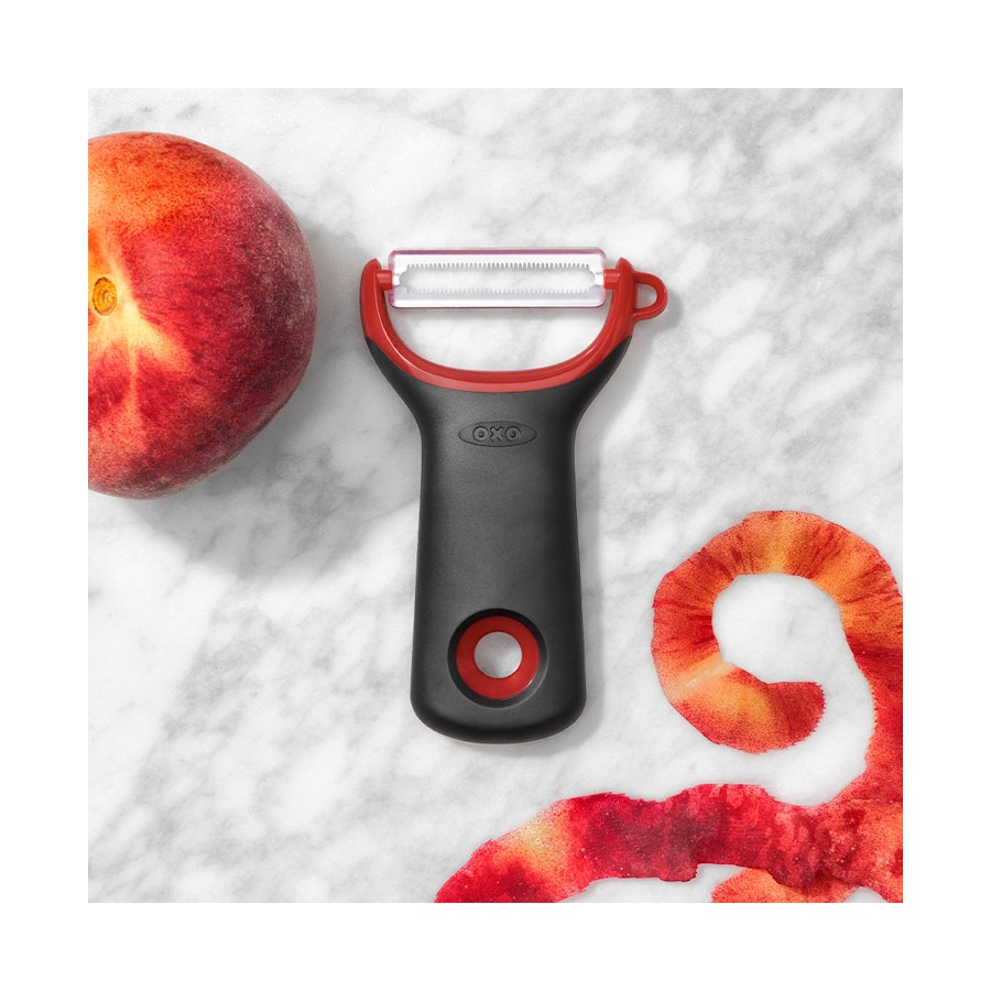 OXO Good Grips Serrated Y-Peeler Red Red