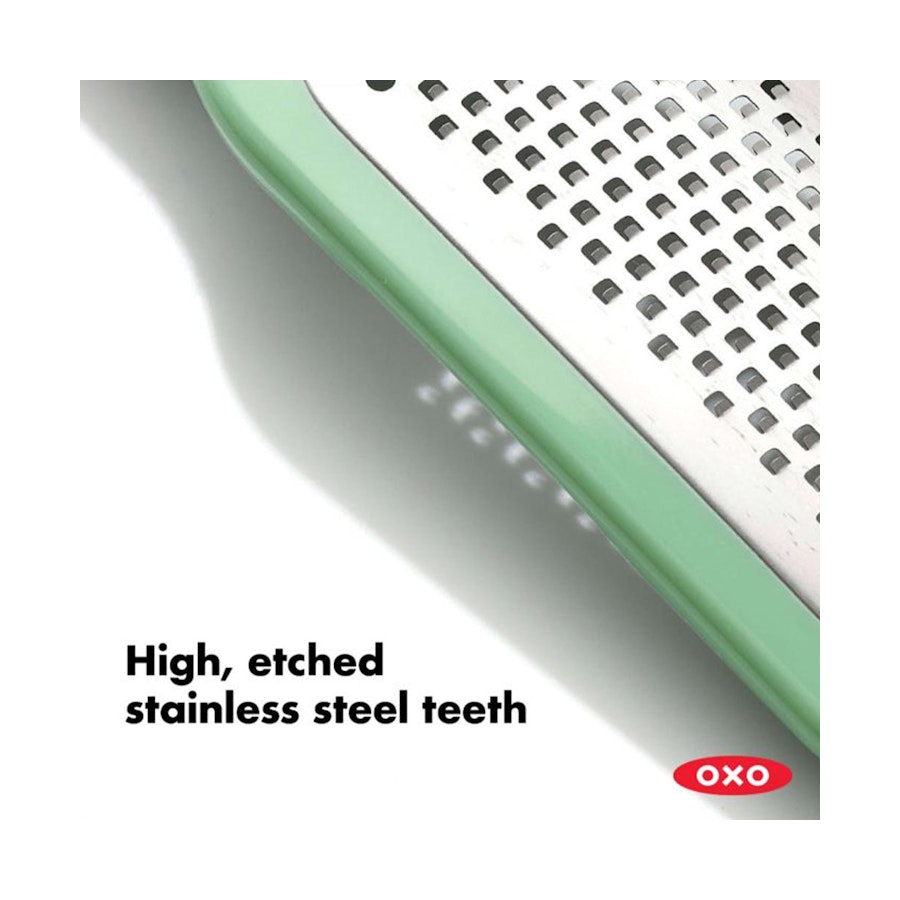 OXO Good Grips Etched Ginger Grater Green Green