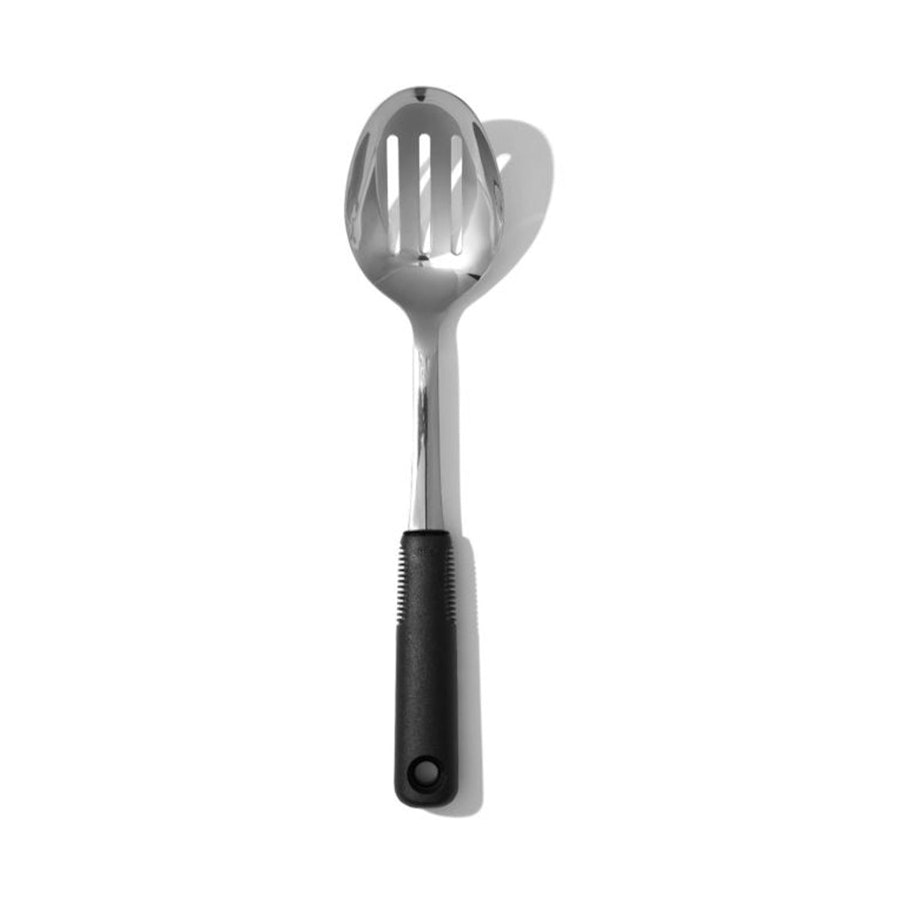 OXO Good Grips Stainless Steel Slotted Spoon Black Black
