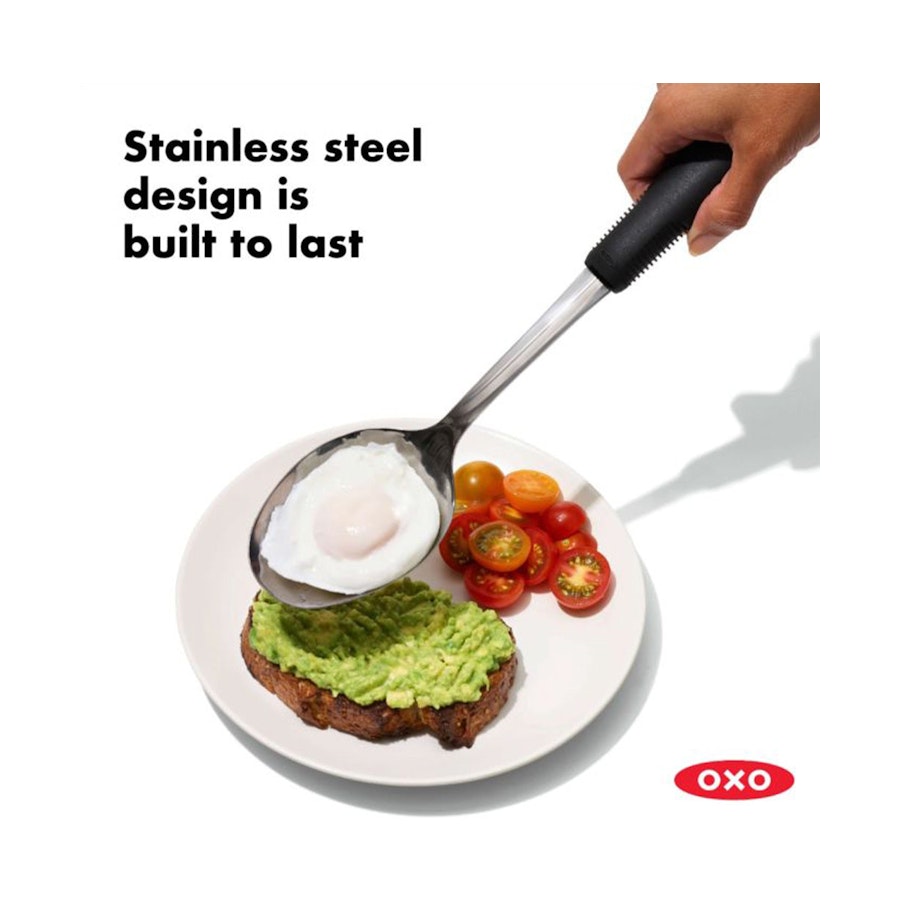 OXO Good Grips Stainless Steel Slotted Spoon Black Black