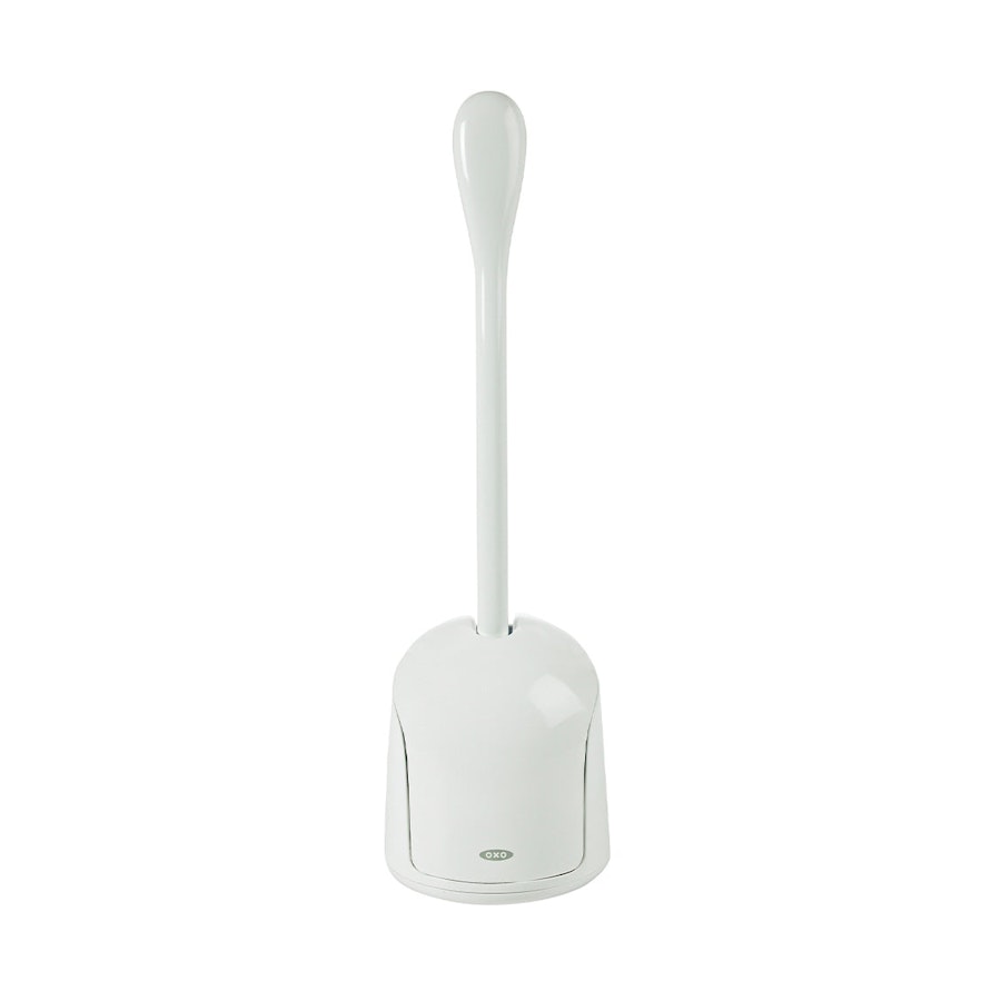 OXO Good Grips Compact Toilet Brush & Canister White White