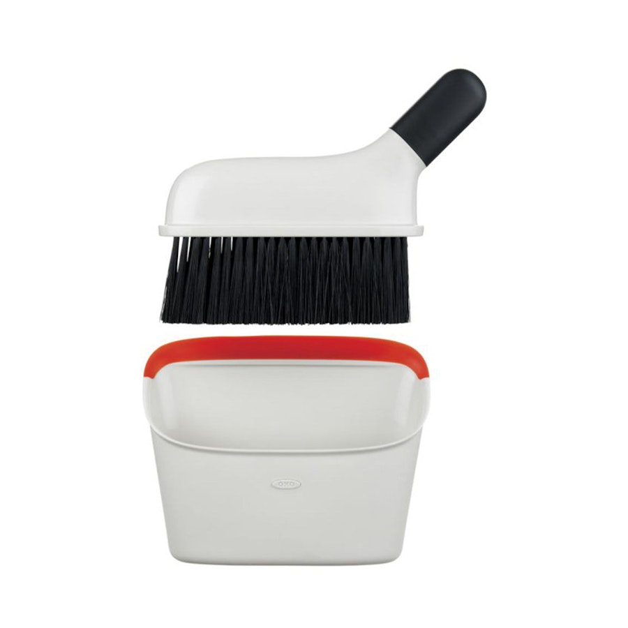 OXO Good Grips Compact Dustpan & Brush Set White White