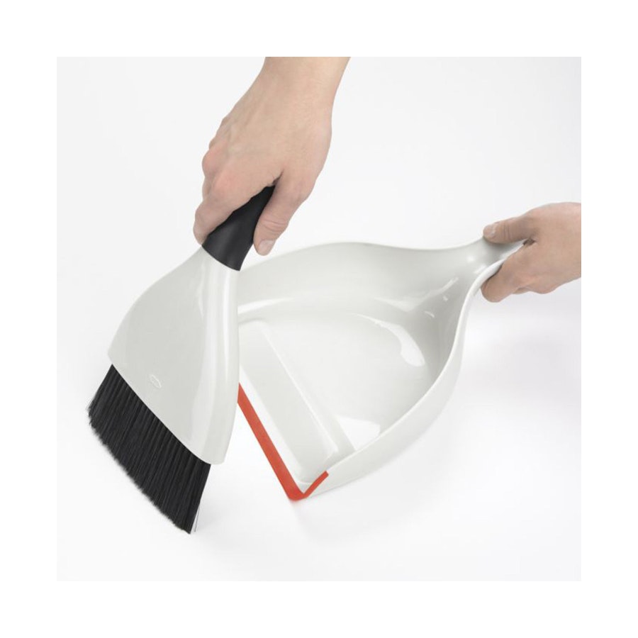 OXO Good Grips Dustpan & Brush Set White White