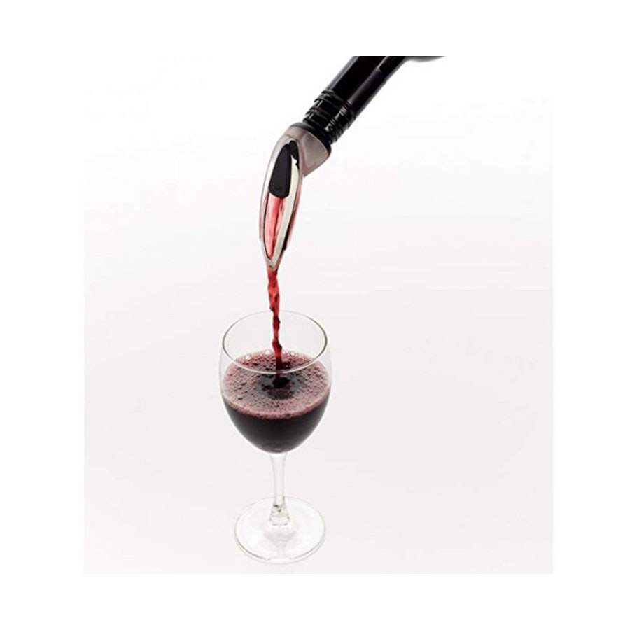 OXO Good Grips Steel Aerating Wine Pourer Silver Silver