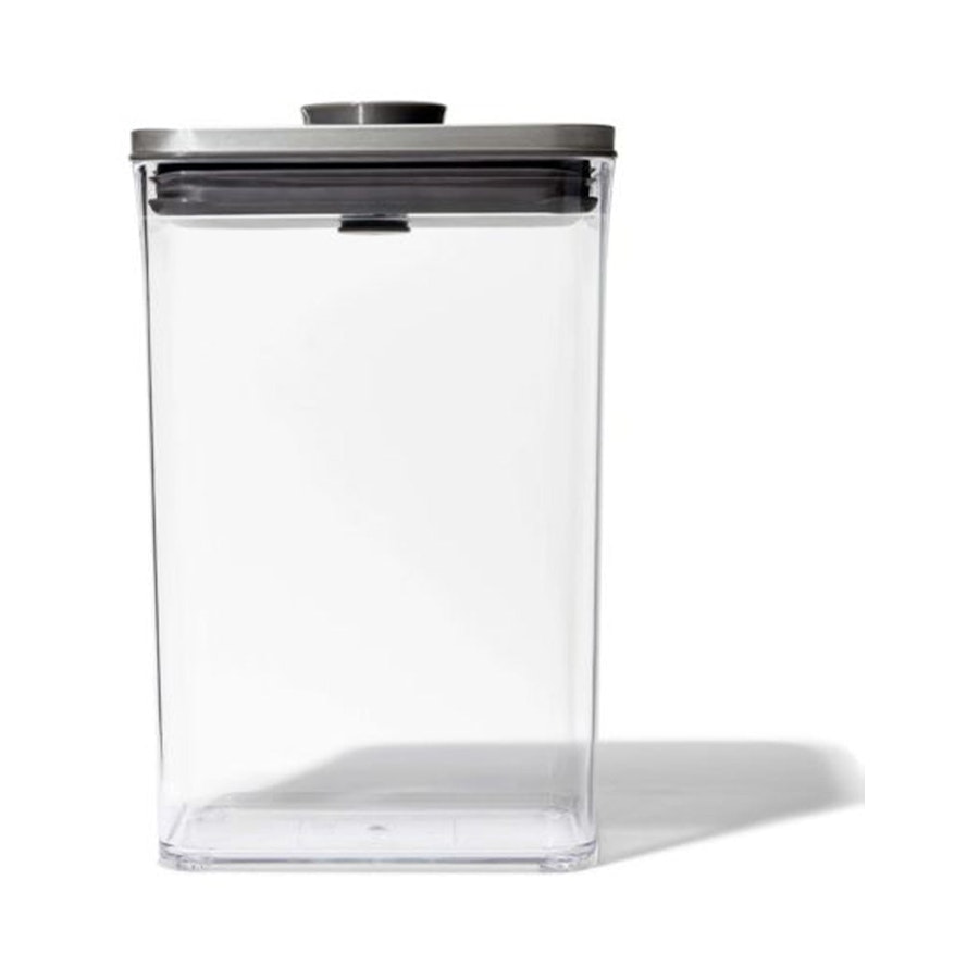 OXO Good Grips Steel POP 2.6L Rectangle Medium Container Clear Clear