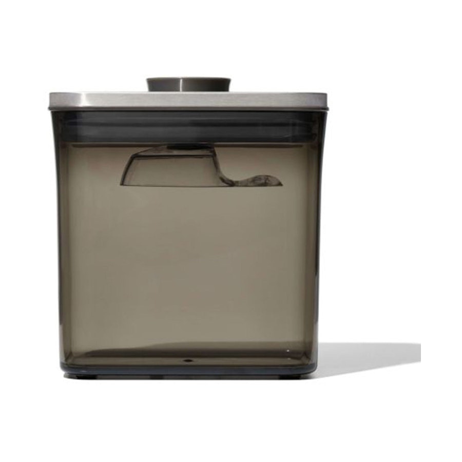 OXO Good Grips Steel POP 1.6L Coffee Container with Scoop Black Black