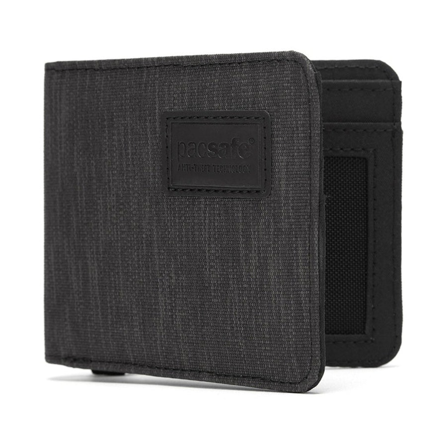Pacsafe RFID Blocking Bifold Wallet Carbon Carbon