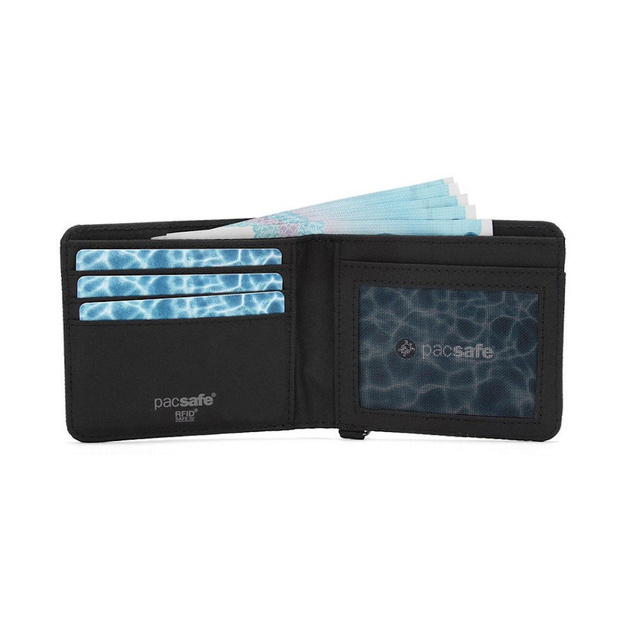 Pacsafe RFID Blocking Bifold Wallet Carbon Carbon
