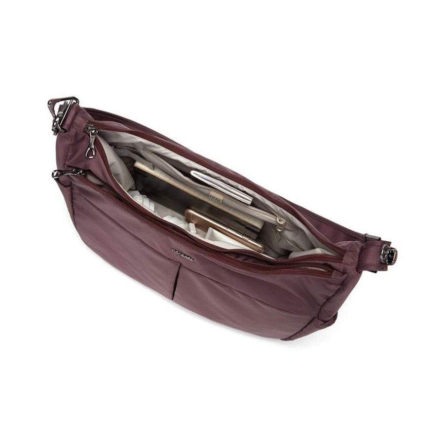 Pacsafe Cruise Anti-Theft Carry All Crossbody Bag Pinot Pinot