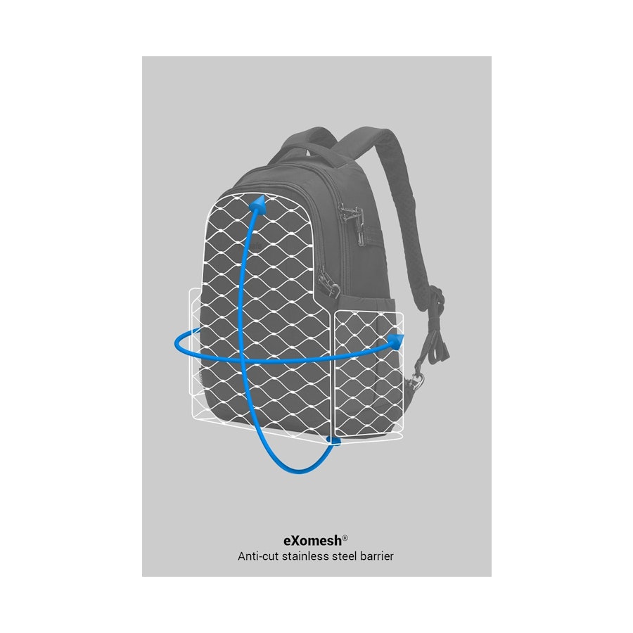 Pacsafe LS350 Anti-Theft 15L Backpack Black Black