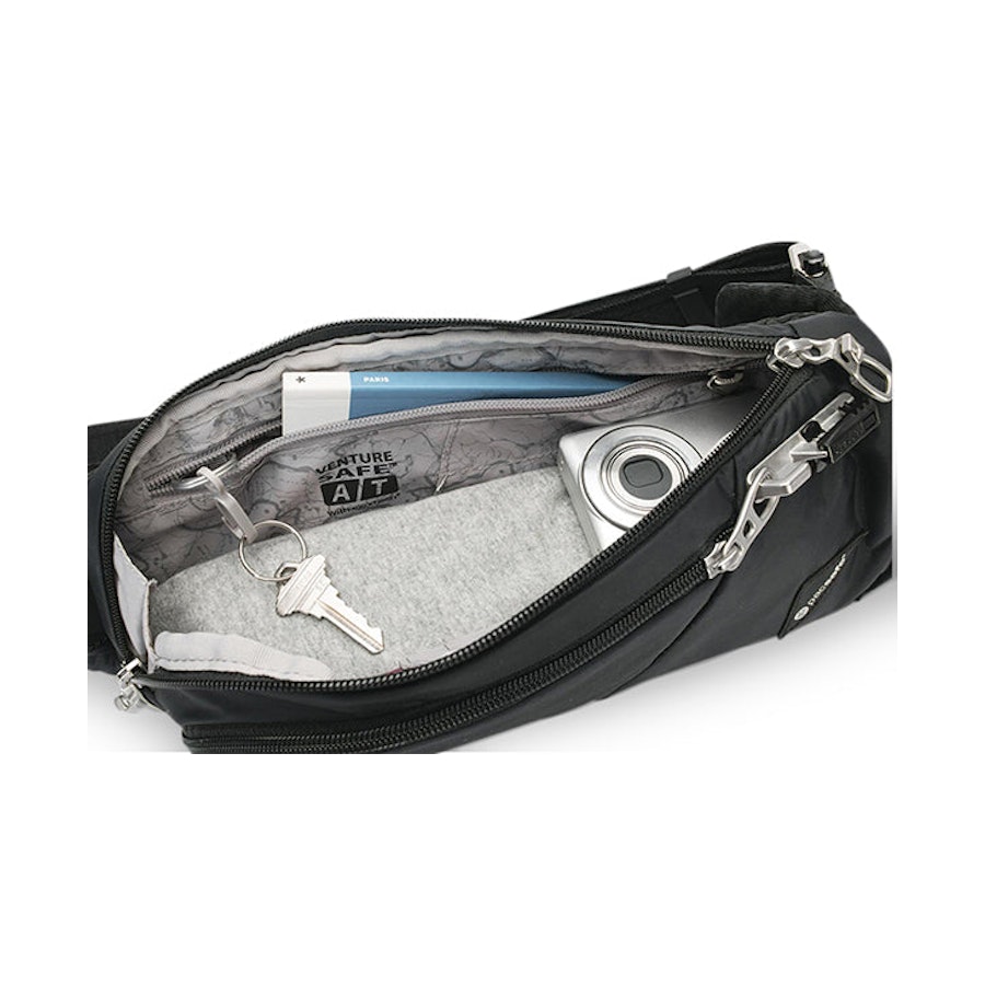 Pacsafe Vibe 150 Anti-Theft Sling Pack Jet Black Jet Black