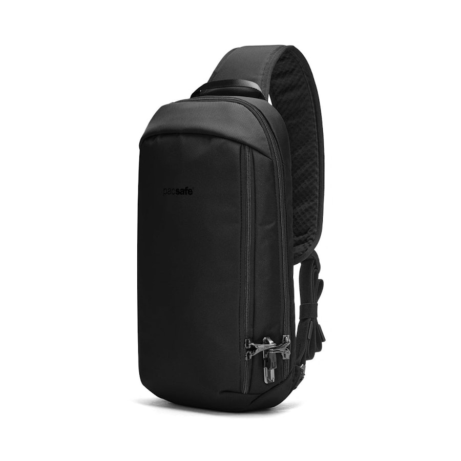 Pacsafe V Tech Anti-Theft Sling Pack Jet Black Jet Black