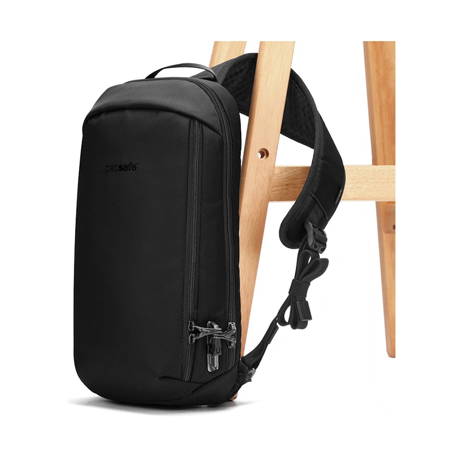 Pacsafe V Tech Anti-Theft Sling Pack Jet Black Jet Black