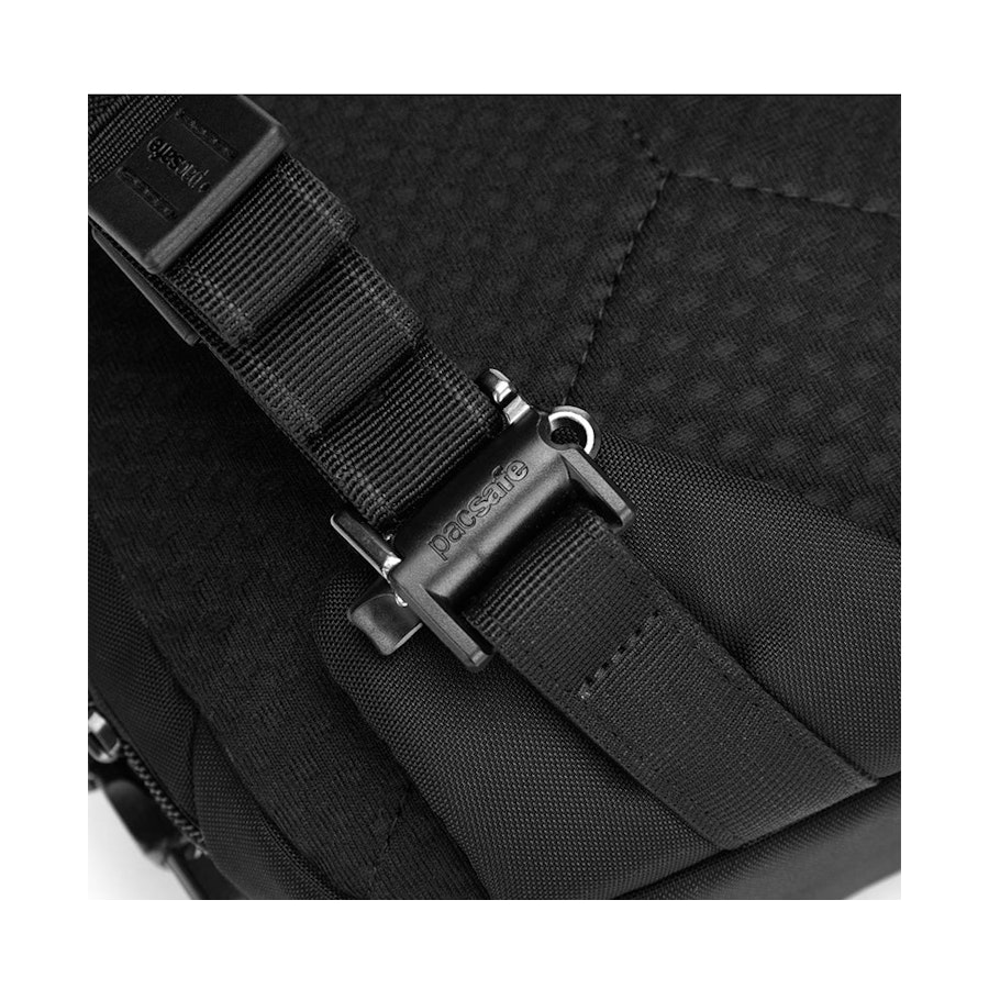 Pacsafe V Tech Anti-Theft Sling Pack Jet Black Jet Black