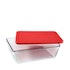 Pyrex Simply Store 11 Cup (2.6L) Rectangle Dish Red