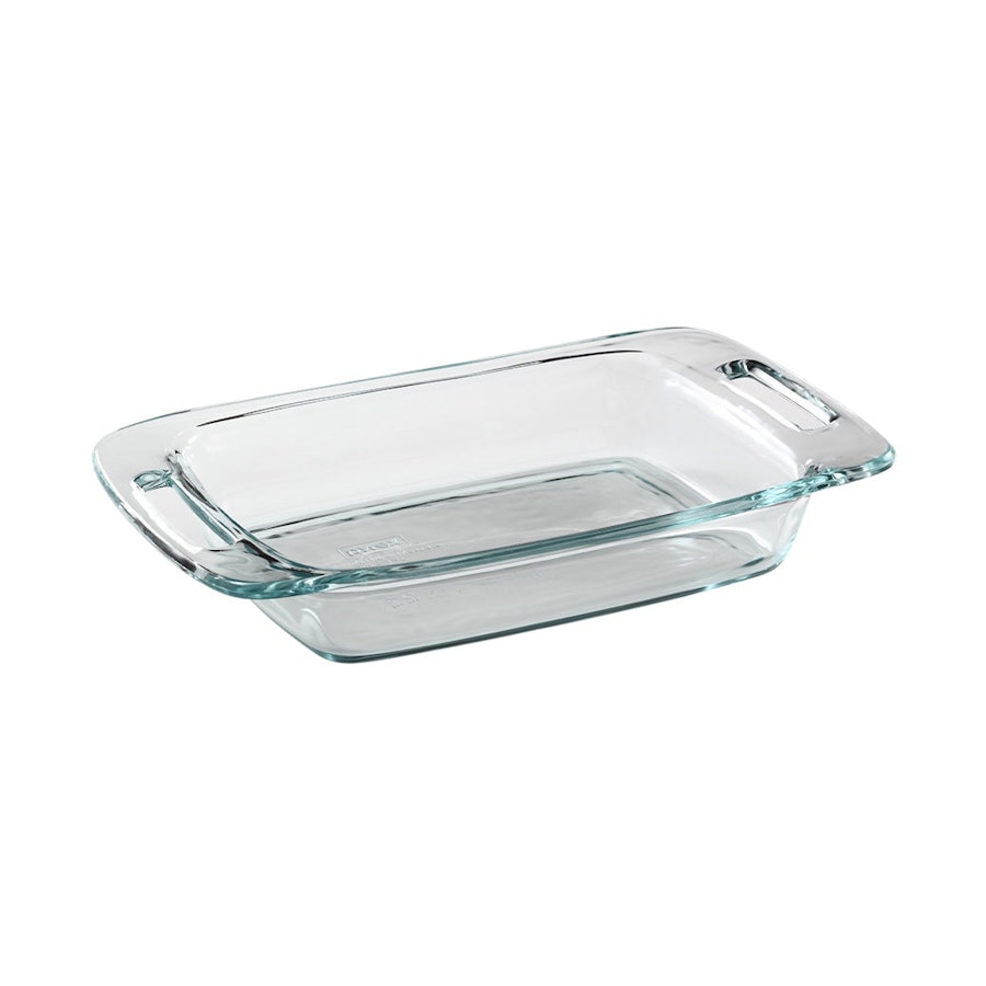 Pyrex Easy Grab 1.9L Oblong Baking Dish Clear Clear