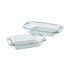 Pyrex Easy Grab Oblong Baking Dish Value Pack Clear