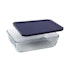 Pyrex Simply Store 6 Cup (1.5L) Rectangle Dish Dark Blue