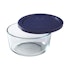 Pyrex Simply Store 4 Cup (950ml) Round Dish Dark Blue