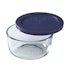 Pyrex Simply Store 2 Cup (470ml) Round Dish Dark Blue