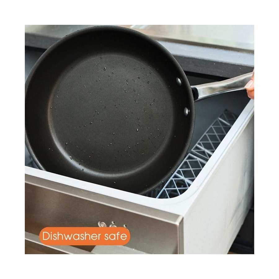 Raco Contemporary Non-Stick Induction 28cm/4.7L Covered Sauteuse Black Black