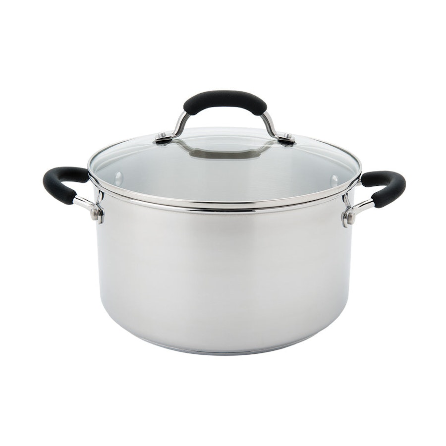 Raco Contemporary 24cm (5.7L) Stockpot Stainless Steel Stainless Steel
